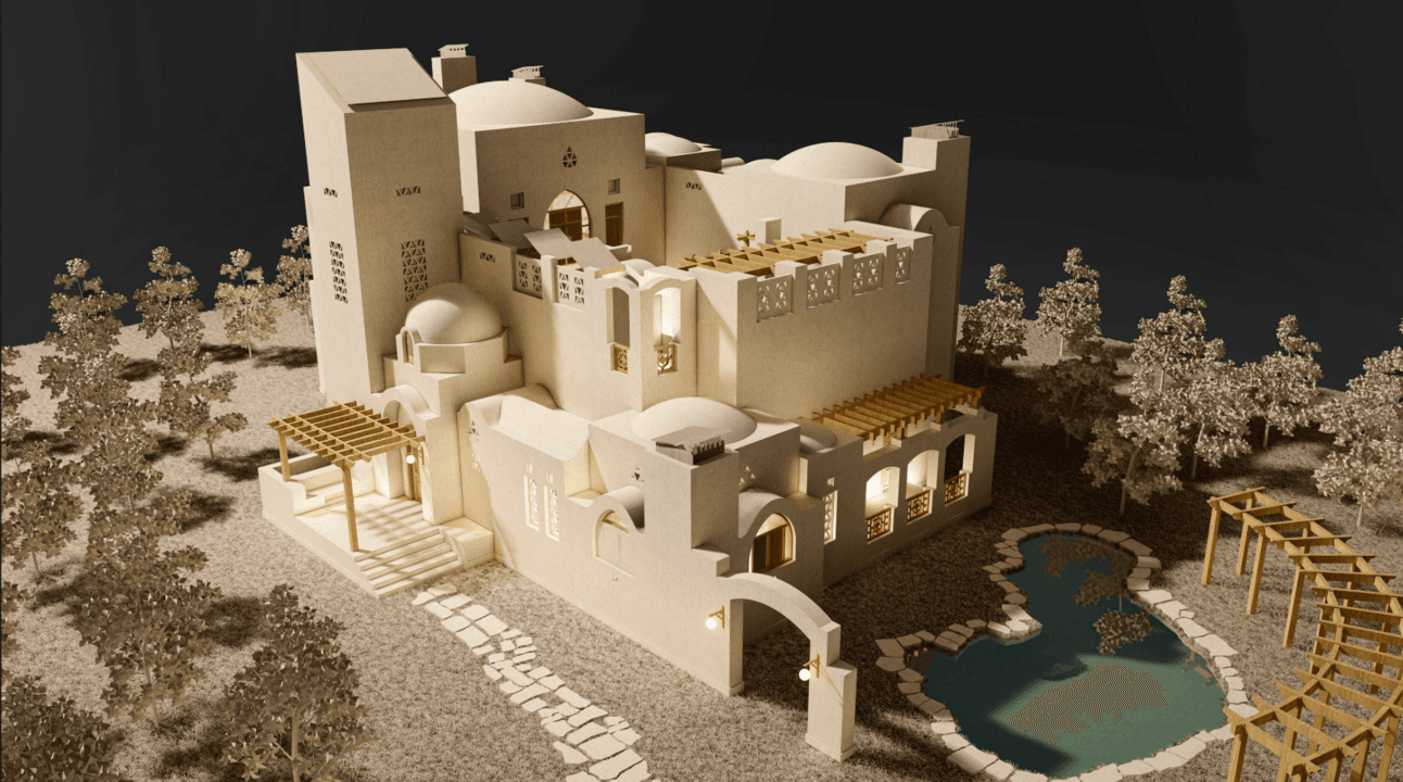 Family Desert Farmhouse